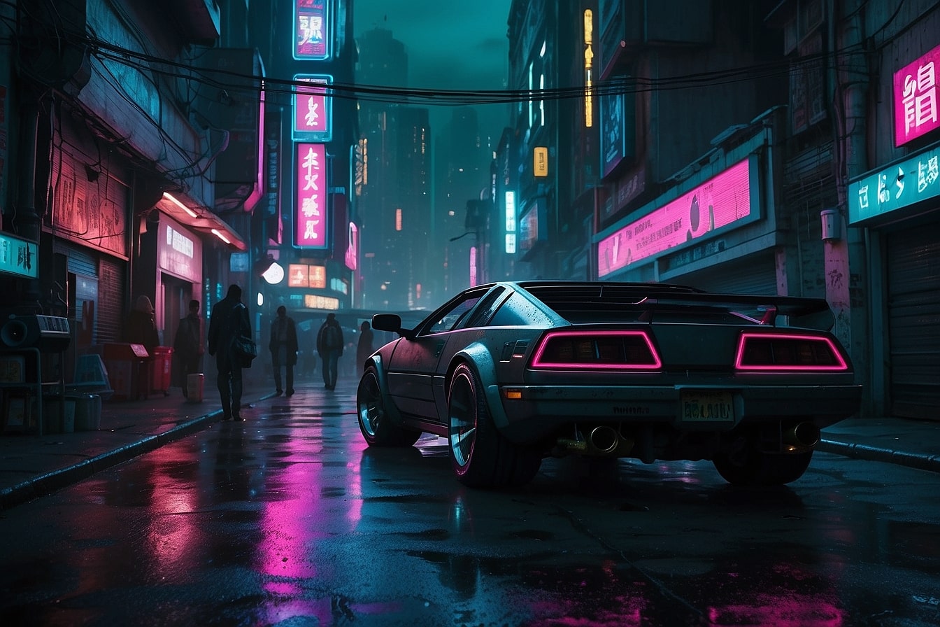 Cyberpunk stijl